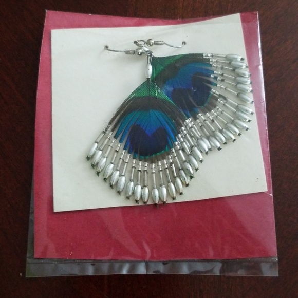 none Jewelry - Peacock Earrings